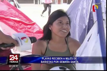 Veraneantes listos para disfrutar feriados por Semana Santa