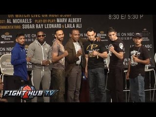 FINAL PRESS CONFERENCE- KEITH THURMAN VS. ROBERT GUERRERO- FULL VIDEO + FACE OFFS