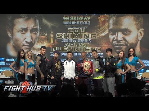 Zou Shiming vs Amnat Ruenroeng- final press conference highlights