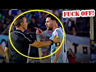 Do You Think Messi is a Calm Person-!! Ok, Watch this video.● When Messi gets angry and fights back! - YouTube