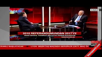 Deniz Baykal'ın donup kaldığı o anlar