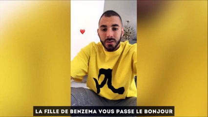 Marquinhos se régale avec son plat, la fille de Benzema fait un petit coucou