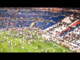 Envahissement du terrain à Lyon