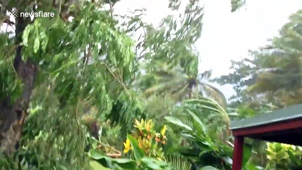 High winds from Cyclone Cook