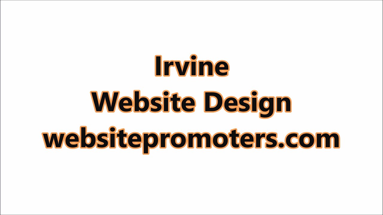 Irvine Website Design - websitepromoters.com