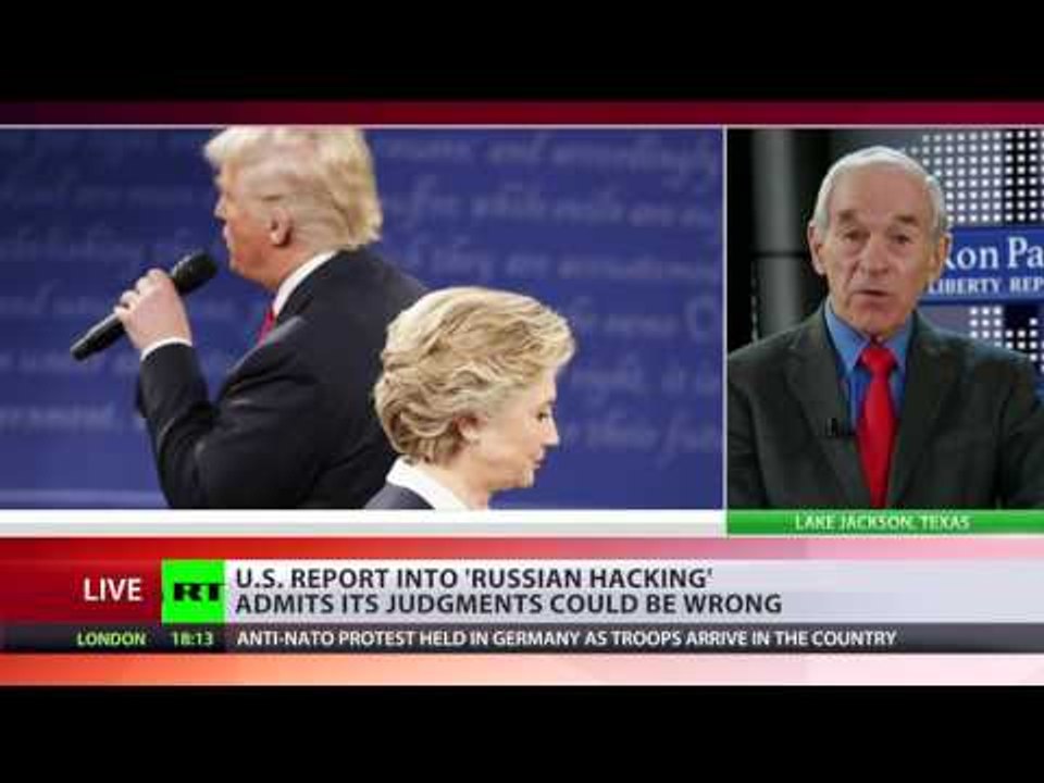 'Stirring up trouble': US intelligence has no proof of anything - Ron Paul on 'Russian hacking'