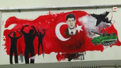 15 Temmuz Ruhu" Okul Duvarlarında Yaşatılıyor