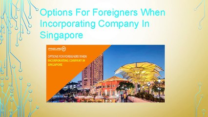 Options for foreigners when incorporating company in Singapore