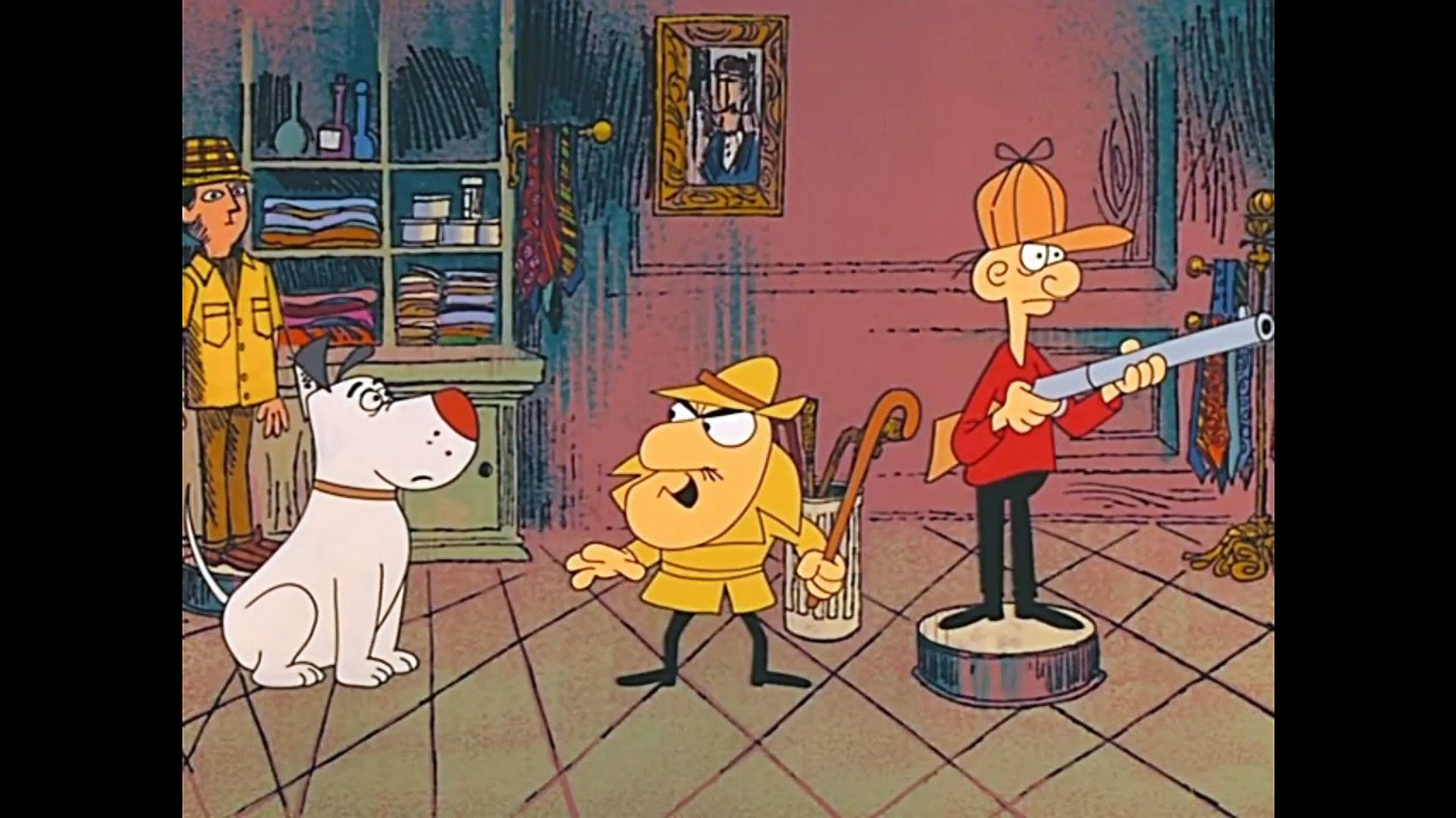 The Pink Panther Show s01e09 Prefabricated Pink Le Bowser Bagger Sky Blue Pink