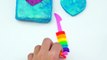 Learning Colours Learn Colors with Play Doh Rainbow Ice Cream dsaPopsicle Heart Gl