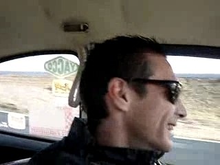 Mike en duo avec Mathieu Chedid sur la route de Loheac 2006