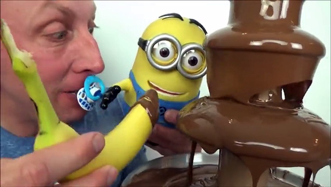 Crying baby Bad Baby Giant Chocolate Fountain Challenge Victoria Annabelle Freak Family Hidden Egg