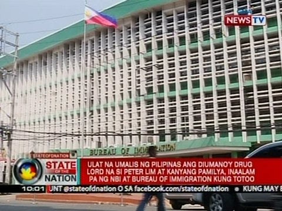 SONA: Hinihinalang drug lord na si Peter Lim, inaalam kung nakalabas ng bansa