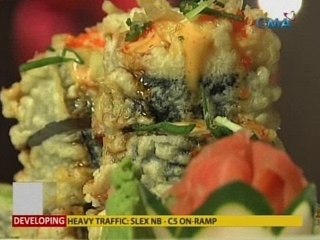 SAKSI: Volcano roll, ni-level up na Japanese sushi