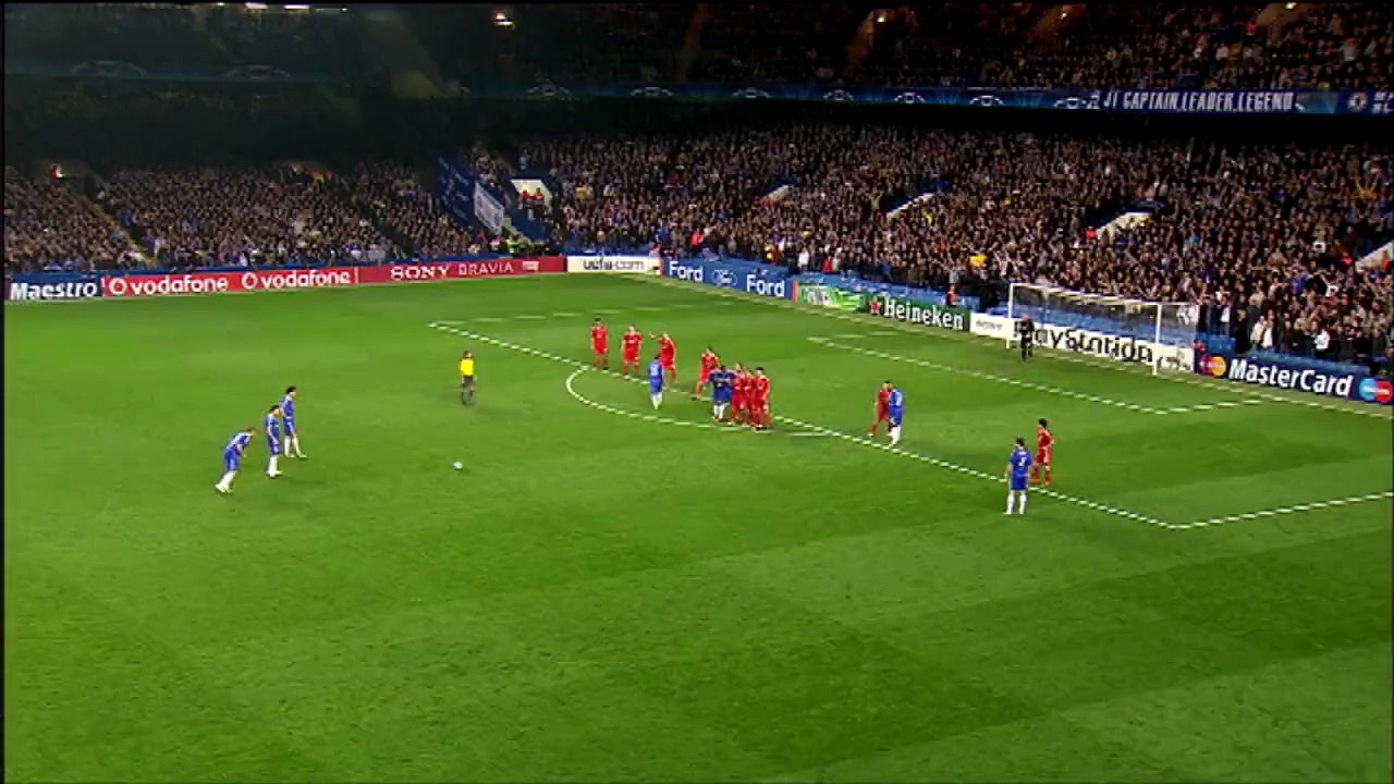 Alex's thunderbolt free-kick v Liverpool in an epic Champions League game at the Bridge in 2009!