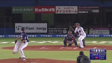 【1回裏】ライオンズ・菊池 抜群の反応で見事なバント処理!! 2017-4-14 M-L