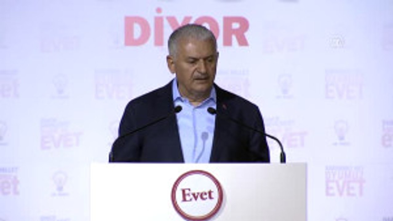 Başbakan Yıldırım: "Mevcut Sistemde Meclis Soruşturma Yapıyor. Yeni Sistemde de Yapıyor"