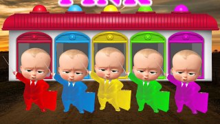 Colors For Children to Learn With Boss Baby - Colors For Kids To Learn Video