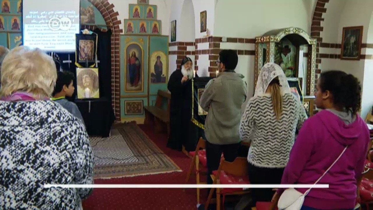 Berlin Coptic Christians mourn Egypt bomb victi...