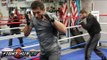 Gennady Golovkin vs. Martin Murray- Golovkin workout -shadow boxing