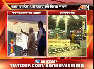 PM Modi pays tribute to Bhimrao Ambedkar