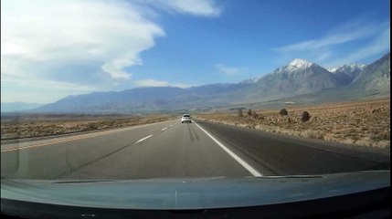 Leaving Mammoth Lakes, Califorina