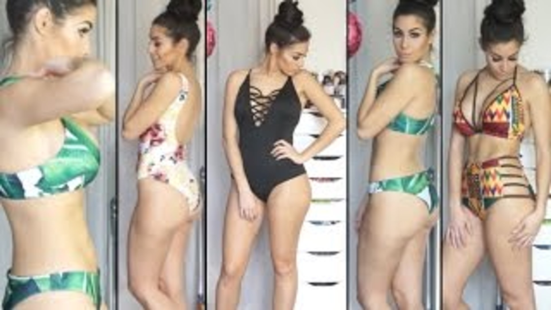 Bikini & Swimwear Try On | Fashion Haul | Zaful Review 2017 - video  Dailymotion