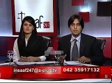 Insaf 24-7 Ep#41 Part 1, 08 March Tuesday Guest : Justice Nasira Iqbal