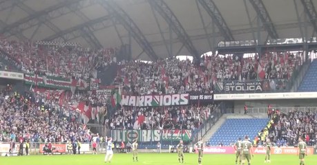 Legia Varsóvia sofre golo e a sua claque reage de forma surpreendente