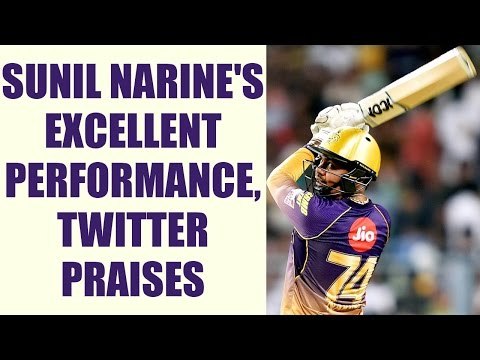 IPL 10 : Sunil Narine smashes 37 runs off 18 balls, Twitter praises | Oneindia News