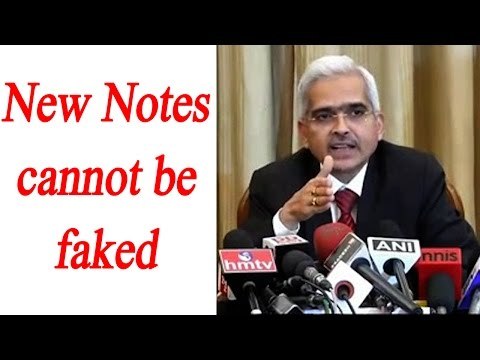 New 2000, 500 notes cannot be counterfeit says Shaktikanta Das, Watch Video | Oneindia News