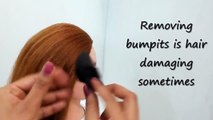 How to Remove Bumpits (Hair Puff) without Damaging Hair   Easy Hairstyles