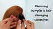 How to Remove Bumpits (Hair Puff) without Damaging Hair   Easy Hairstyles