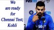 India VS England: Virat Kohli ready for tough match in Chennai, Watch video |  OneIndia News