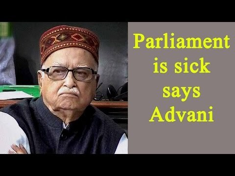 LK Advani feels Parliament is sick, feels like resigning | Oneindia News