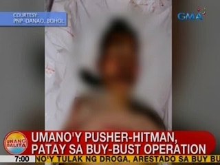 UB: Umano'y pusher-hitman, patay sa buy-bust operation sa Bohol