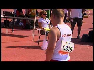 Athletics - Bartosz Tys - men's shot put F41 final - 2013 IPC AthleticsWorld Championships, Lyon