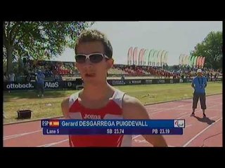 Athletics - men's 200m T12 semifinal 2 - 2013 IPC Athletics WorldChampionships, Lyon