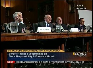 Alan Greenspan on Corporate and Wealthy Tax Rates, Debt, Fiscal Policy (2011) part 2/3