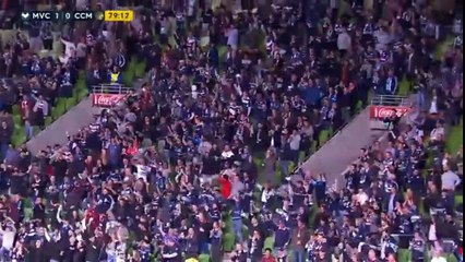 Besart Berisha Goal (100 Goals in A-League Career)  -  Melbourne Victory vs Central Coast Mariners  1-0  14.04.207 (HD)