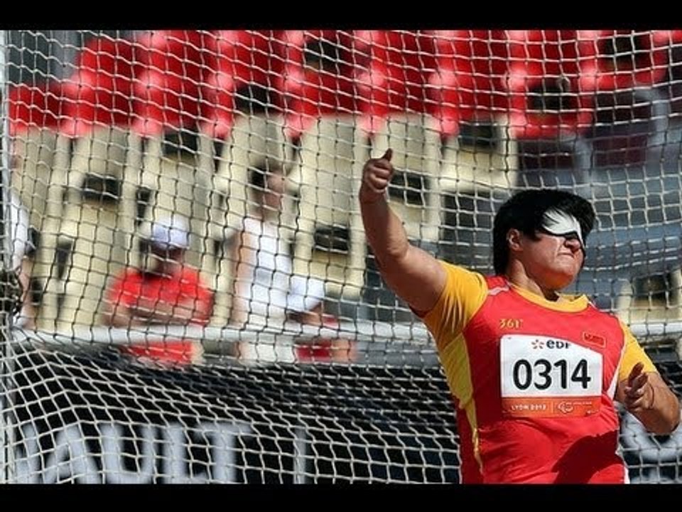 Athletics -  women's discus throw F11/12 final  - 2013 IPC Athletics World Championships, Lyon