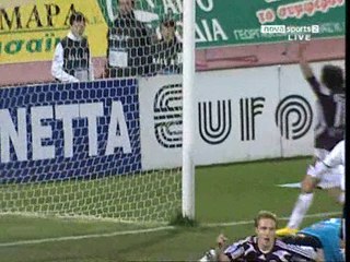 28η ΑΕΛ-ΠΑΟΚ 2-1 2009-10 Τέλος αγώνα & Παπακώστας δηλώσεις