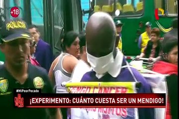 Falsos mendigos pueden ganar más que un congresista