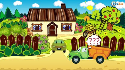 Emergency Cars - The Yellow Tow Truck saves Cars in the City - Cars & Trucks Cartoon for children