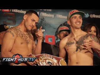 Mike Alvarado vs. Brandon Rios 3 Full Video - Full Weigh in - Denver, CO