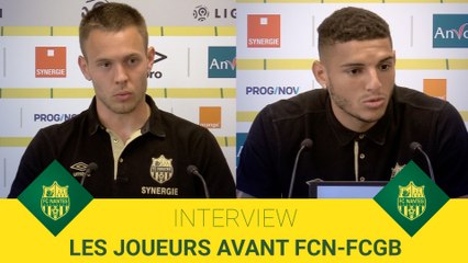 Les joueurs avant FCN-FCGB