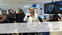 Le rappeur Fianso bloque l'autoroute de l'info à 20 Minutes
