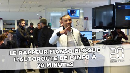 Le rappeur Fianso bloque l'autoroute de l'info à 20 Minutes