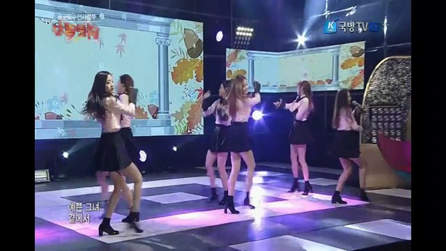 170414 APRIL(에이프릴) - April Story(봄의 나라 이야기) @ 国防TV慰問列車