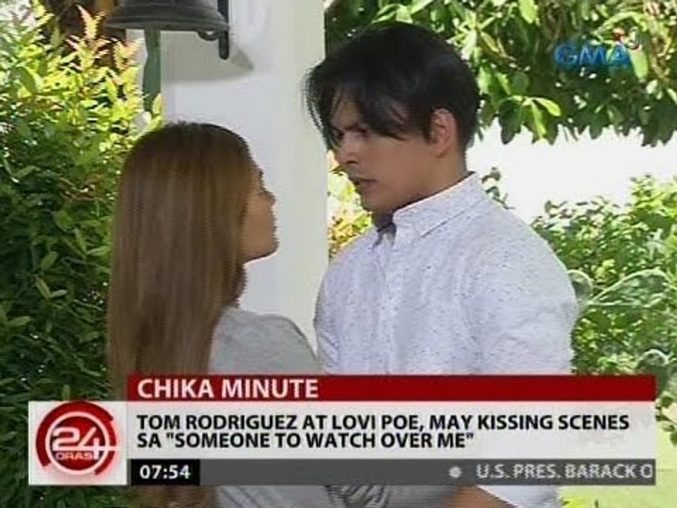 24 Oras: Tom Rodriguez at Lovi Poe, may kissing scenes sa "Someone to Watch Over Me"